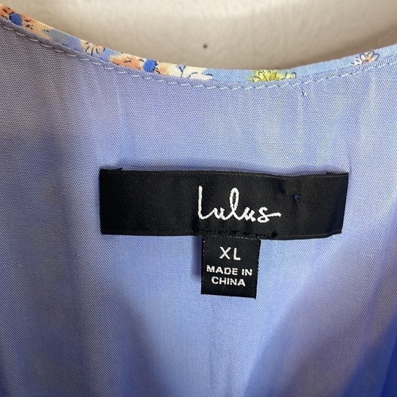 Lulu’s | Sunny Bliss Floral Tiered Maxi Dress Size XL NWT - Picture 6 of 11